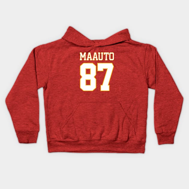 MaAuto Travis Kelce Kids Hoodie by GraciafyShine